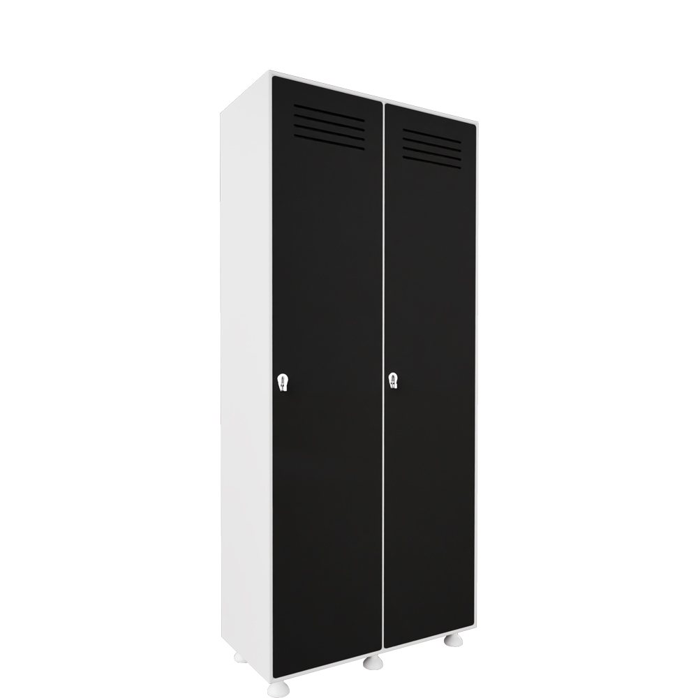 Aura Ahşap Soyunma Dolabı 2x1