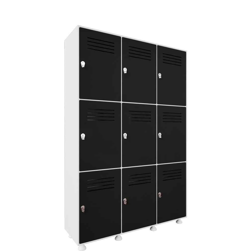 Aura Ahşap Soyunma Dolabı 3x3